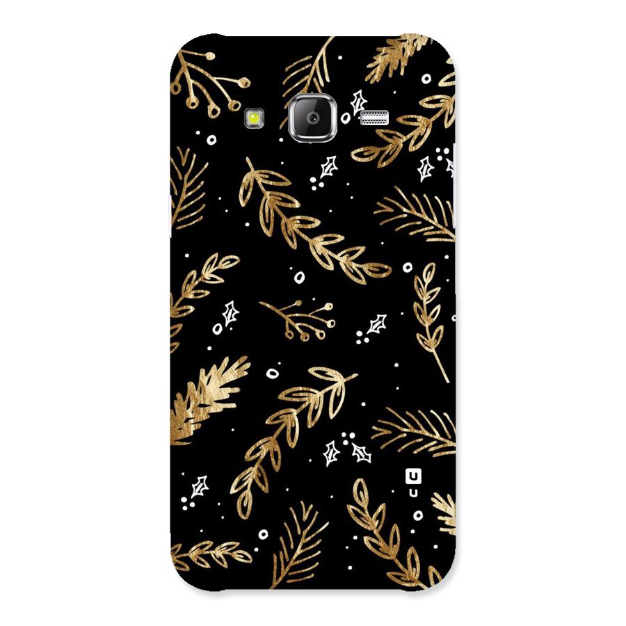 Gold Palm Leaves Back Case for Samsung Galaxy J2 Prime