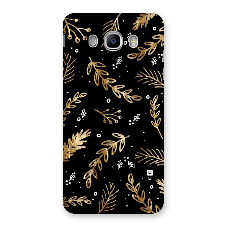 Gold Palm Leaves Back Case for Samsung Galaxy J5 2016