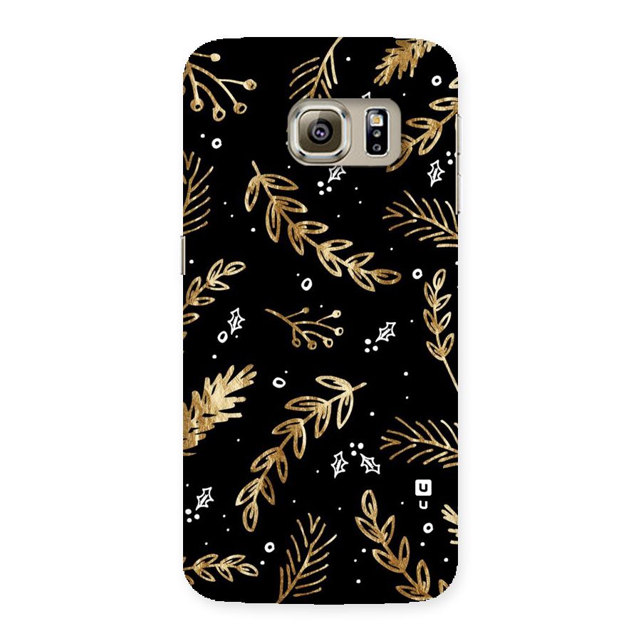 Gold Palm Leaves Back Case for Samsung Galaxy S6 Edge Plus