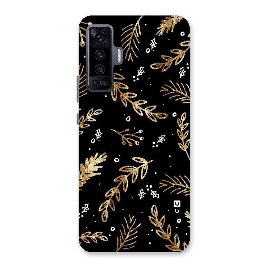 Gold Palm Leaves Back Case for Vivo X50