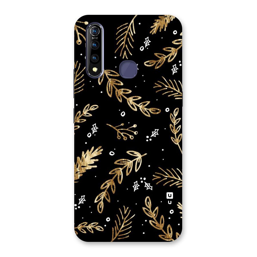 Gold Palm Leaves Back Case for Vivo Z1 Pro
