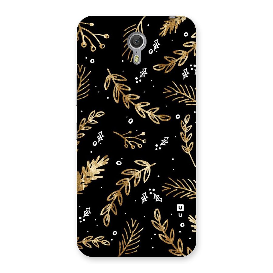 Gold Palm Leaves Back Case for Zuk Z1