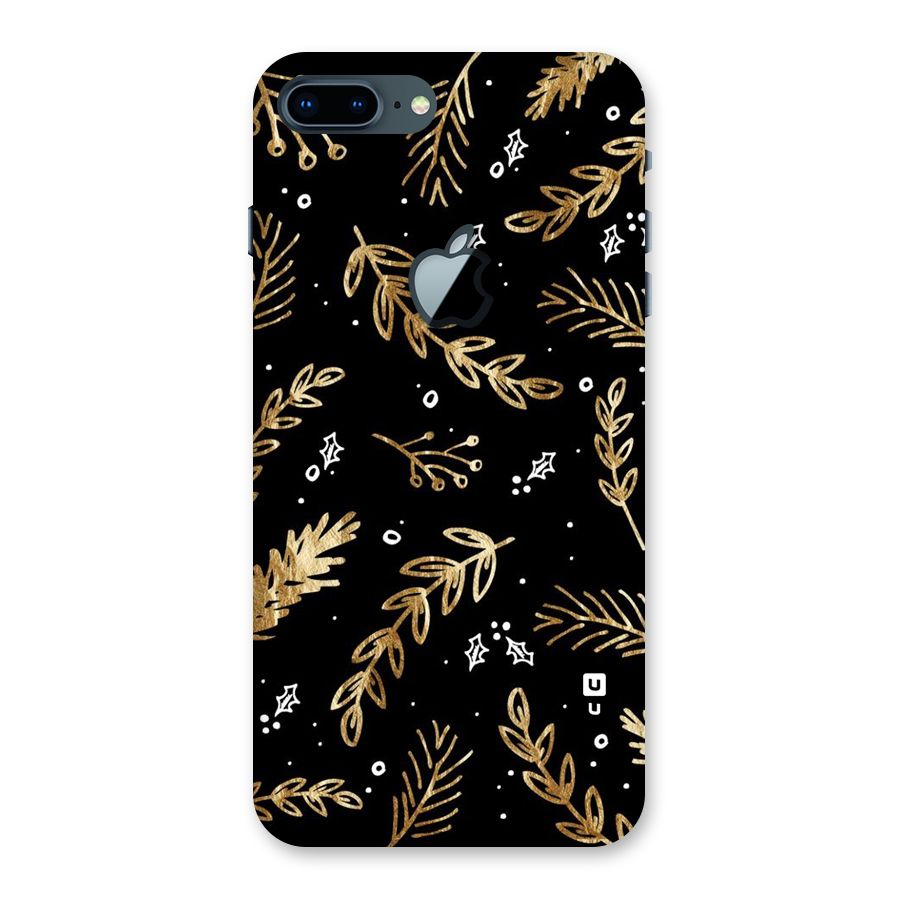 Gold Palm Leaves Back Case for iPhone 7 Plus Apple Cut