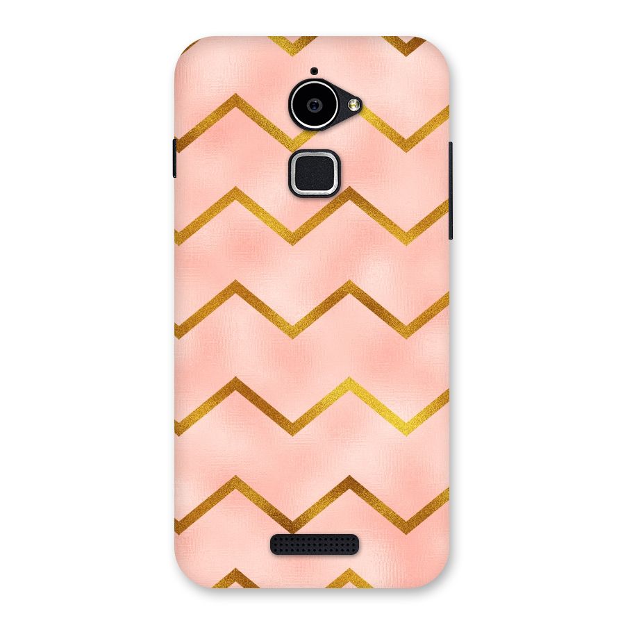 Gold Pink Pattern Back Case for Coolpad Note 3 Lite