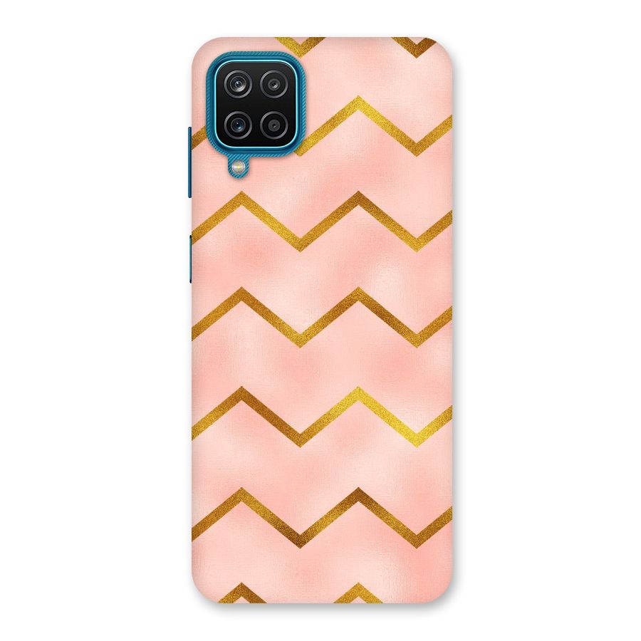 Gold Pink Pattern Back Case for Galaxy F12
