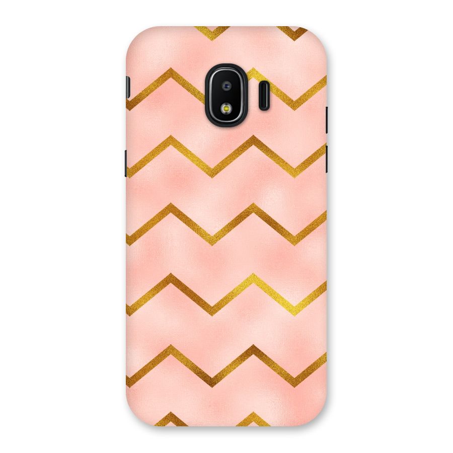 Gold Pink Pattern Back Case for Galaxy J2 Pro 2018