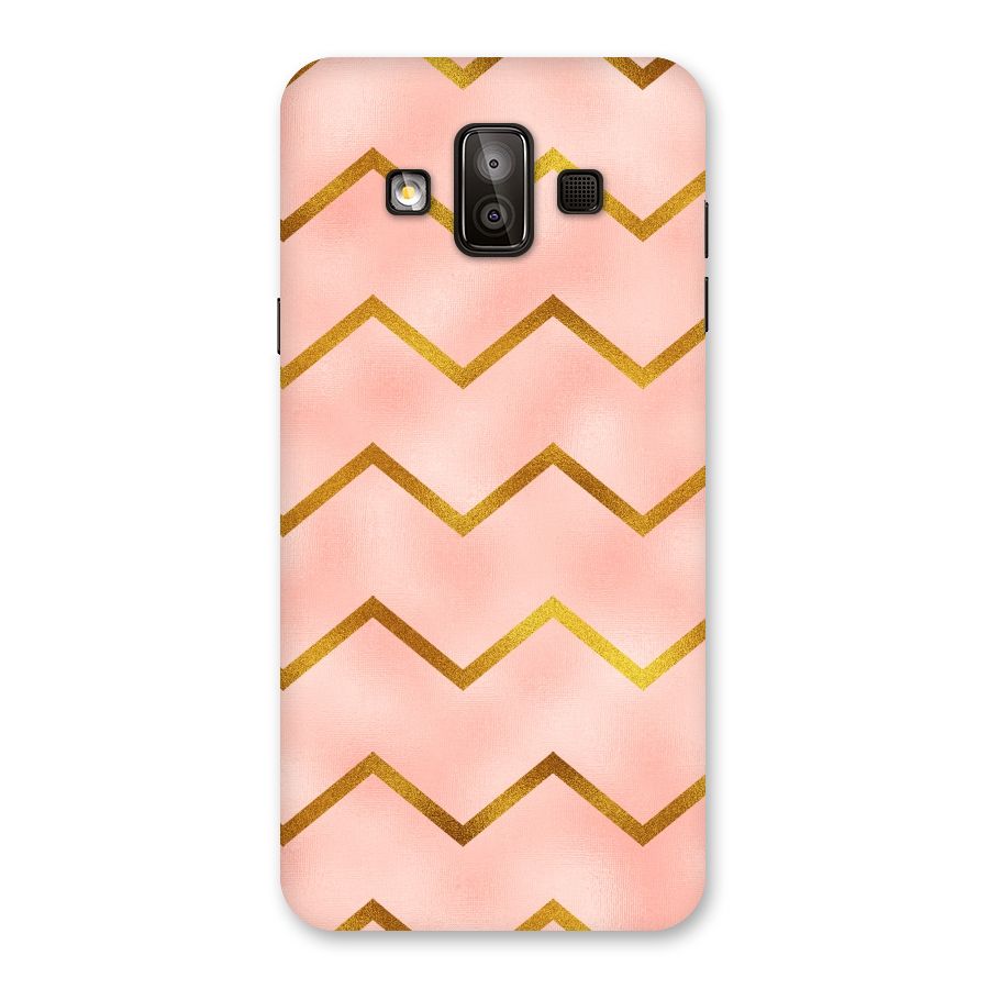 Gold Pink Pattern Back Case for Galaxy J7 Duo
