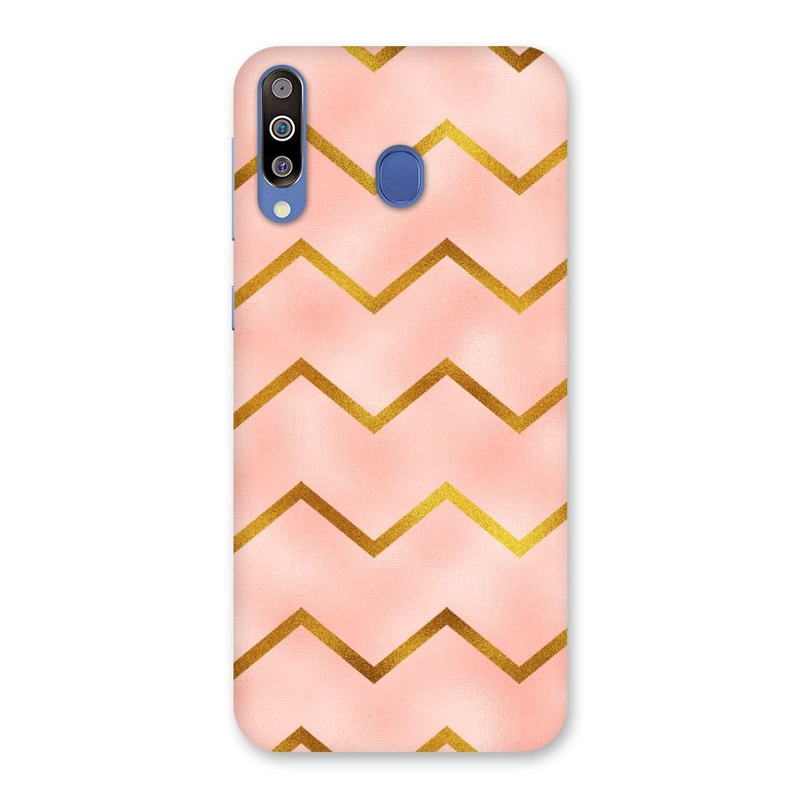 Gold Pink Pattern Back Case for Galaxy M30