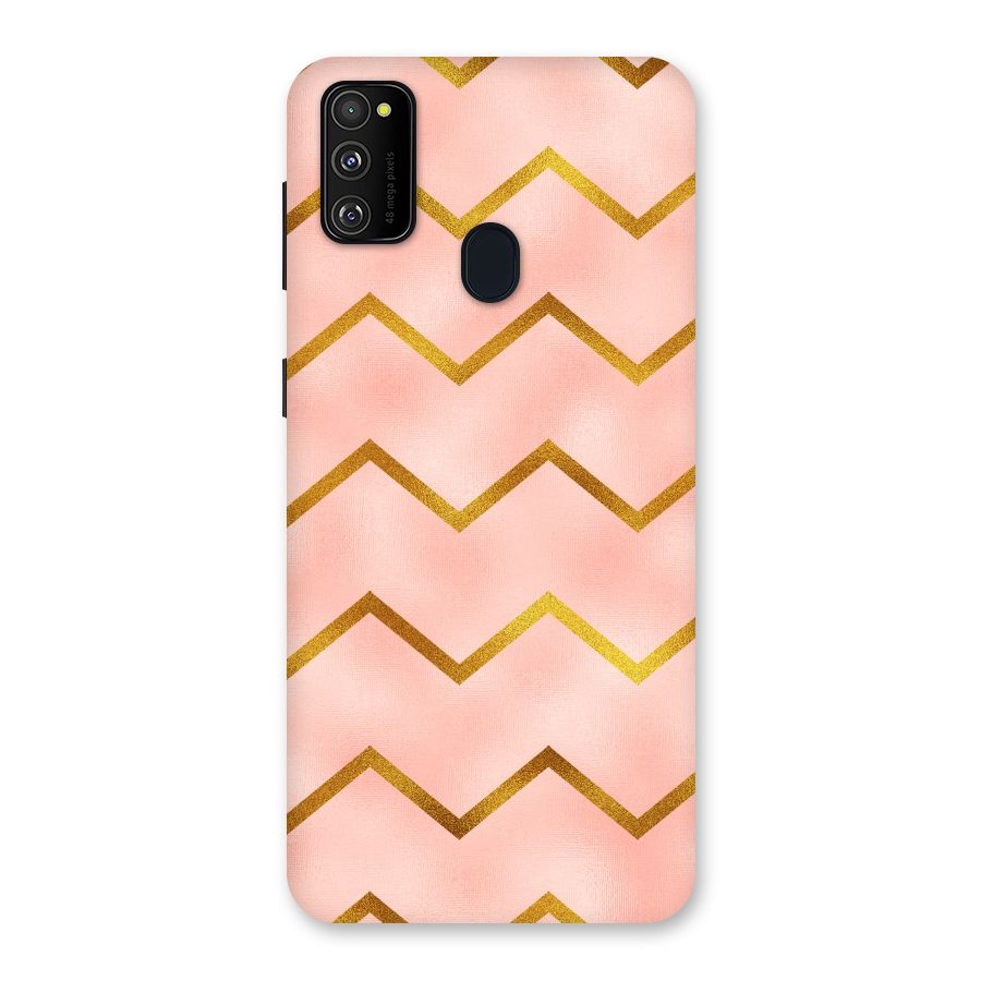 Gold Pink Pattern Back Case for Galaxy M30s