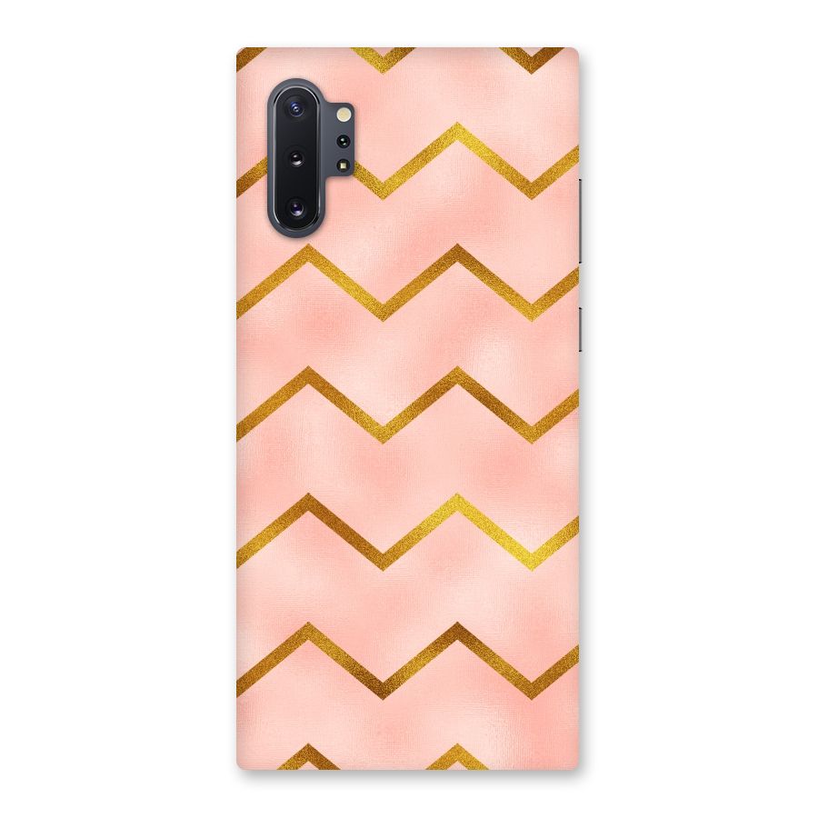 Gold Pink Pattern Back Case for Galaxy Note 10 Plus