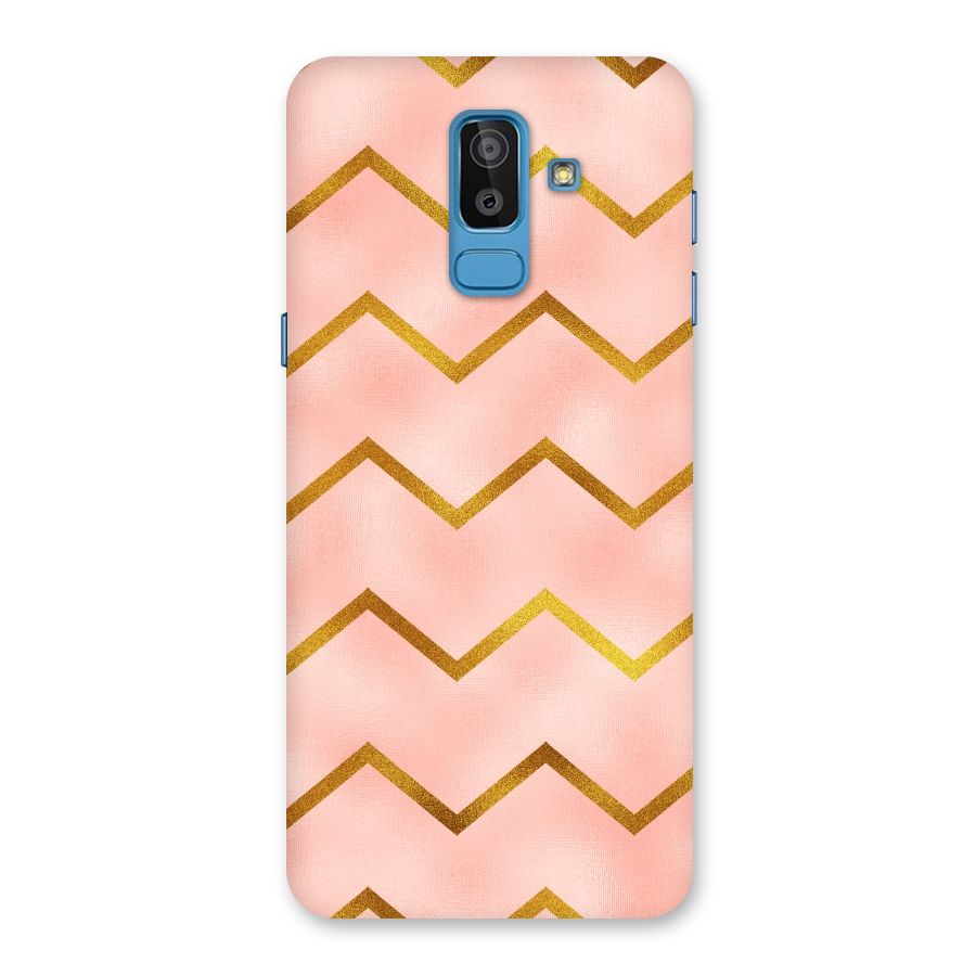 Gold Pink Pattern Back Case for Galaxy On8 (2018)