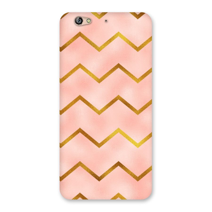 Gold Pink Pattern Back Case for Gionee S6