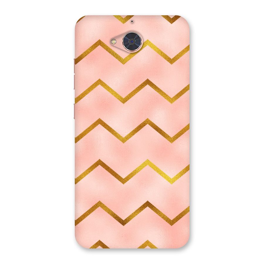 Gold Pink Pattern Back Case for Gionee S6 Pro
