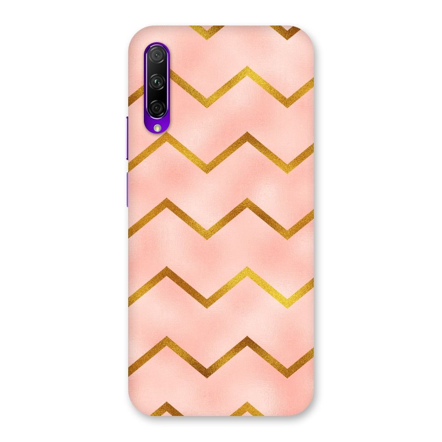 Gold Pink Pattern Back Case for Honor 9X Pro
