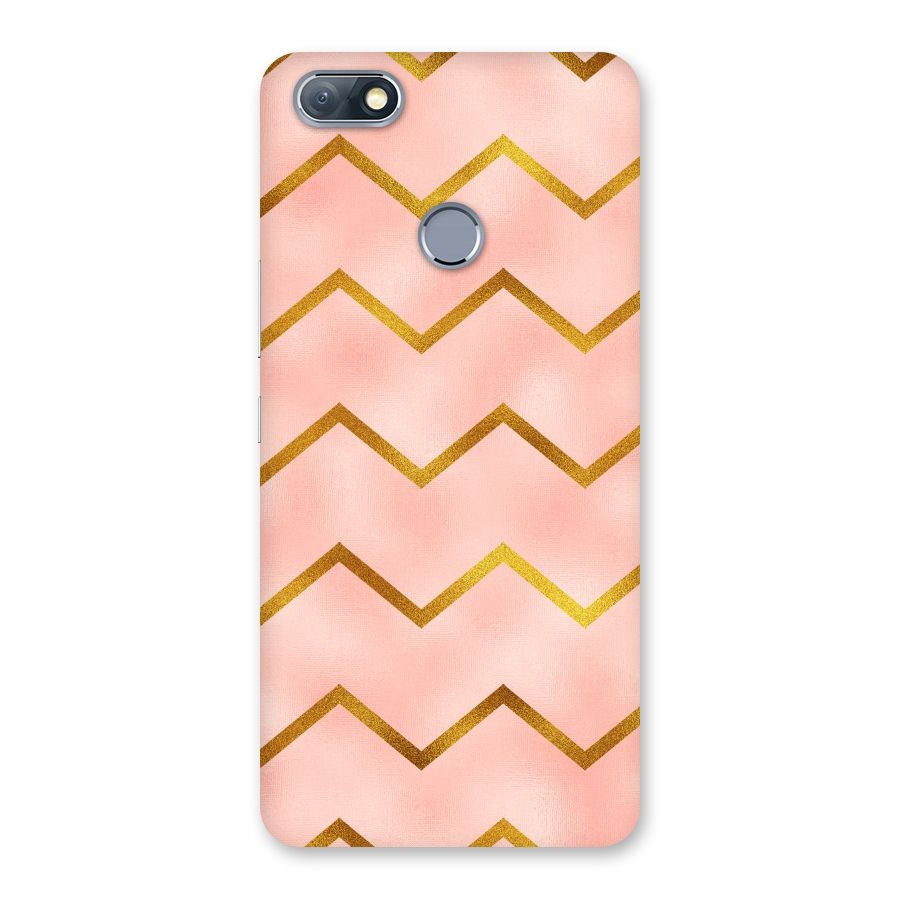 Gold Pink Pattern Back Case for Infinix Note 5