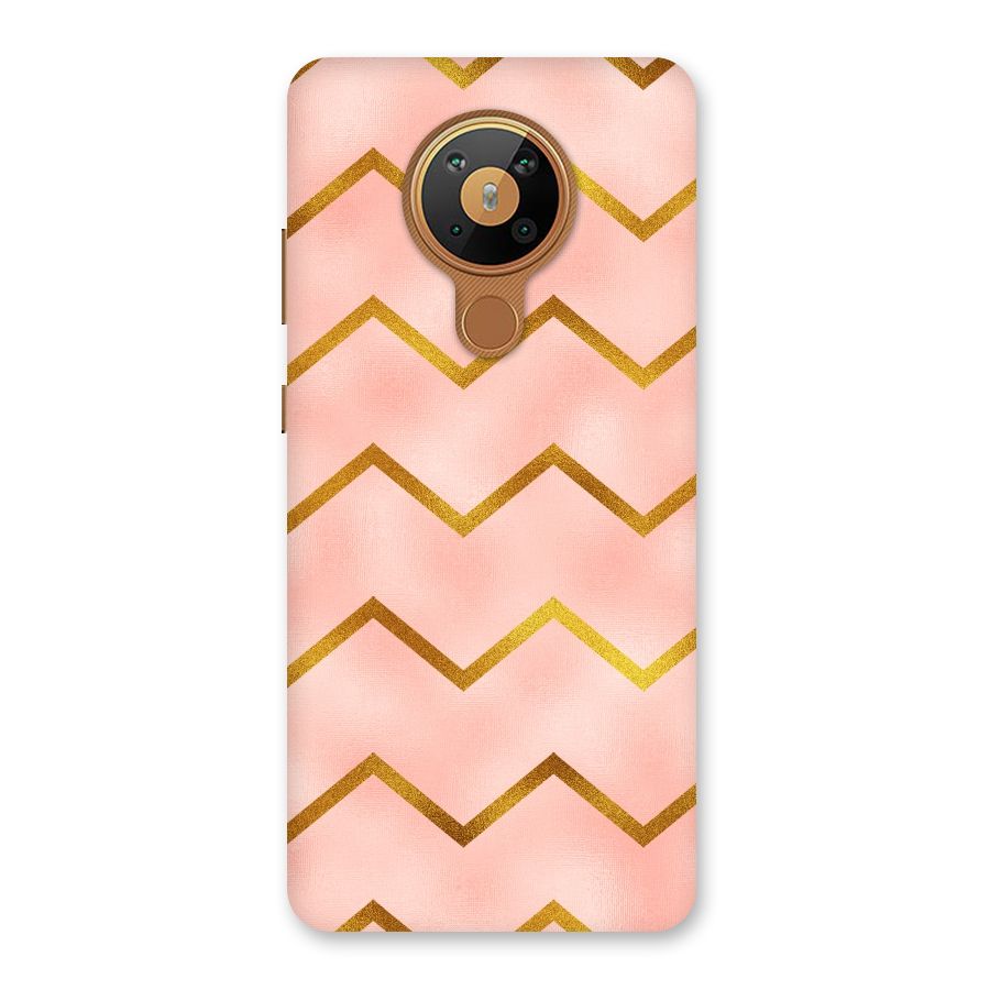 Gold Pink Pattern Back Case for Nokia 5.3