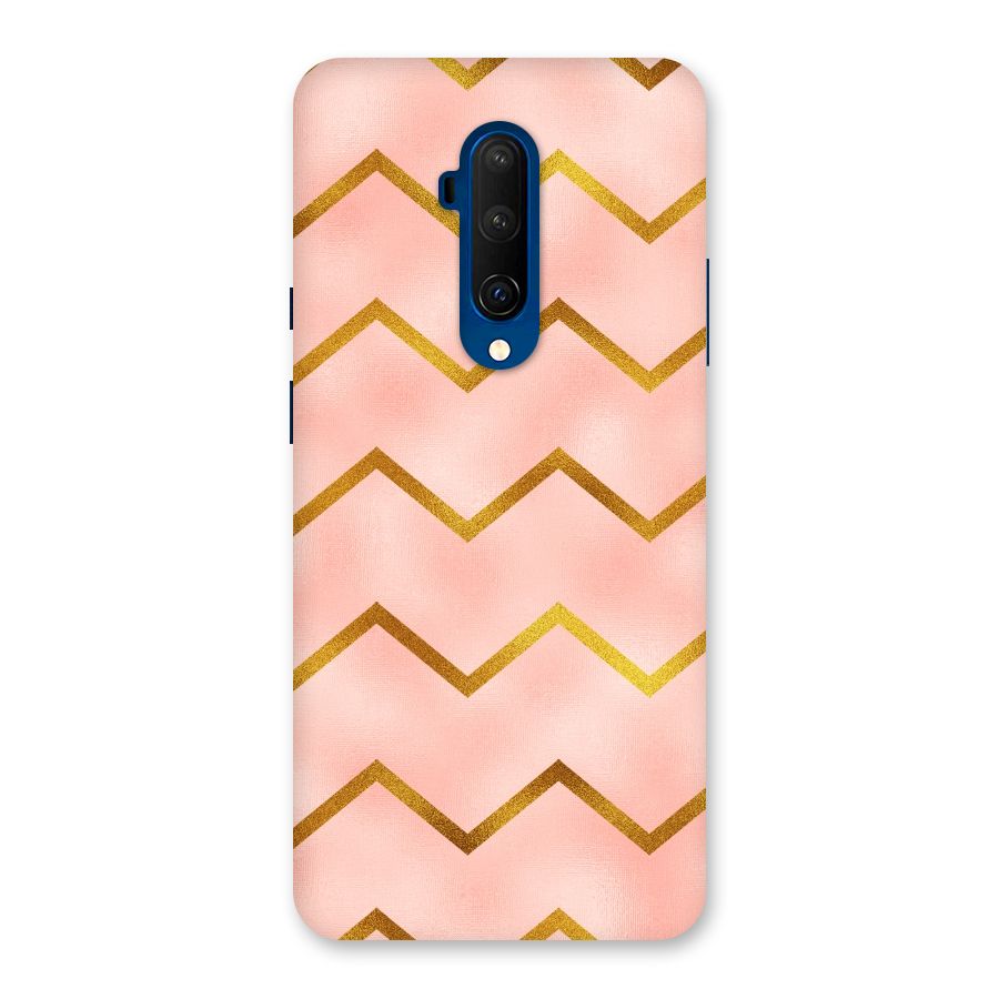 Gold Pink Pattern Back Case for OnePlus 7T Pro