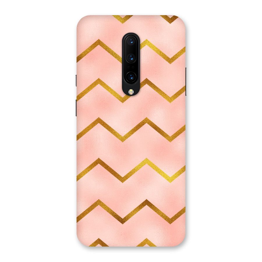 Gold Pink Pattern Back Case for OnePlus 7 Pro
