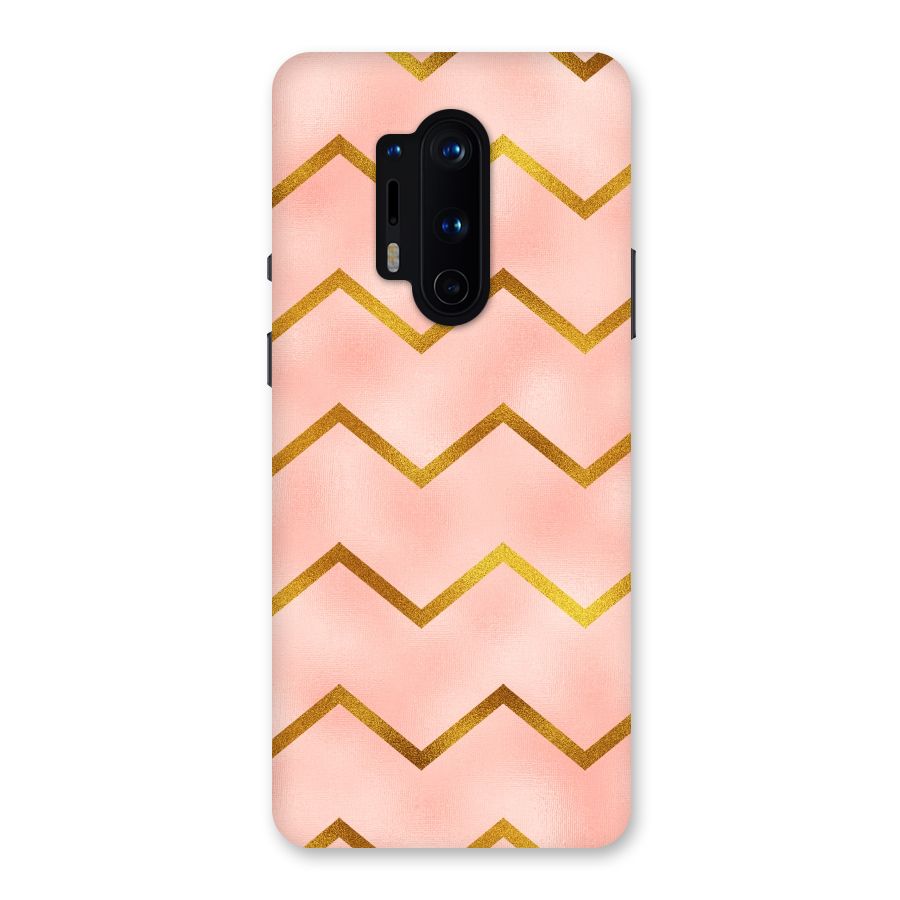Gold Pink Pattern Back Case for OnePlus 8 Pro