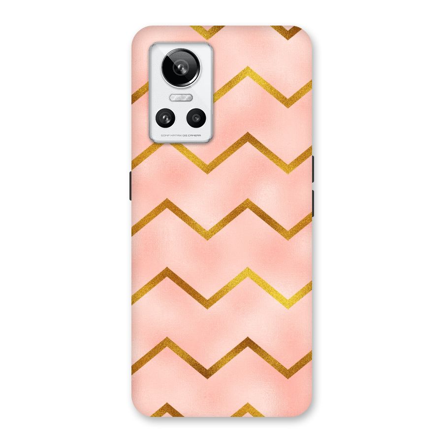 Gold Pink Pattern Back Case for Realme GT Neo 3