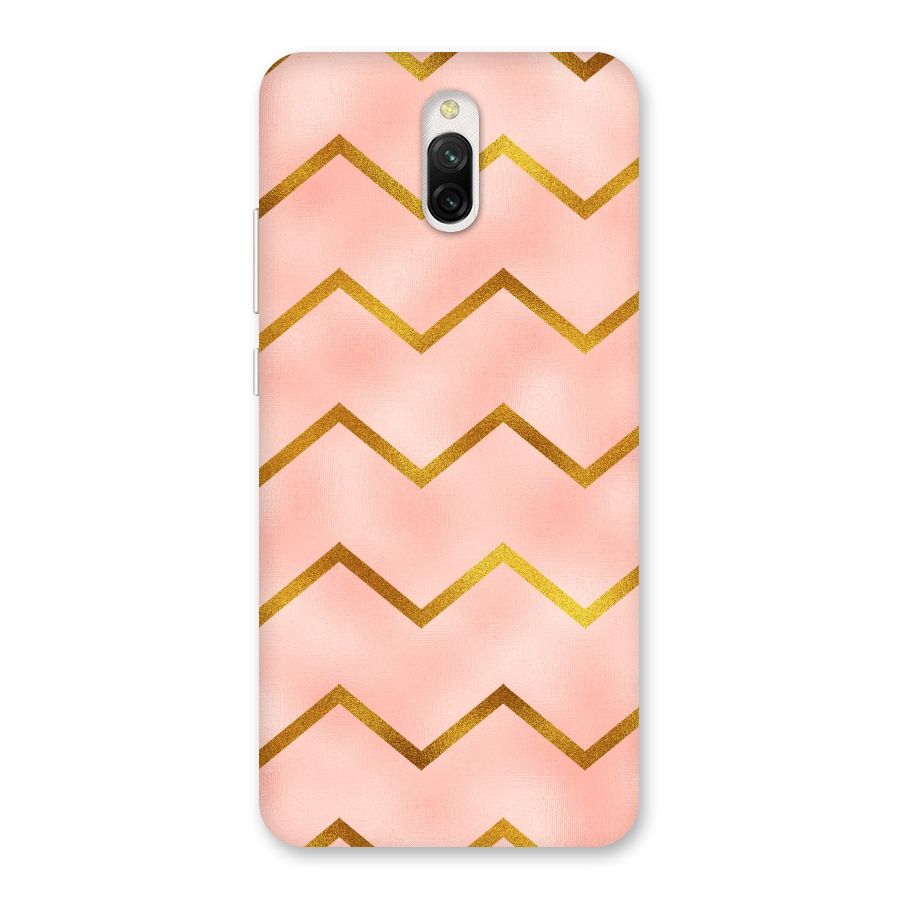 Gold Pink Pattern Back Case for Redmi 8A Dual