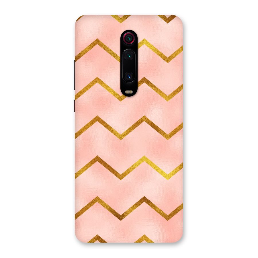 Gold Pink Pattern Back Case for Redmi K20