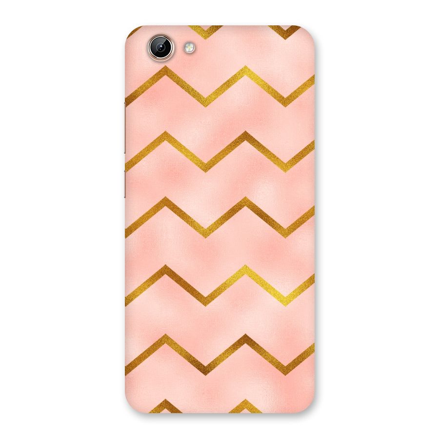 Gold Pink Pattern Back Case for Vivo Y71