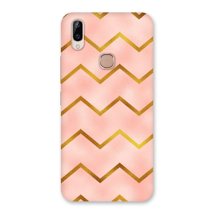 Gold Pink Pattern Back Case for Vivo Y83 Pro
