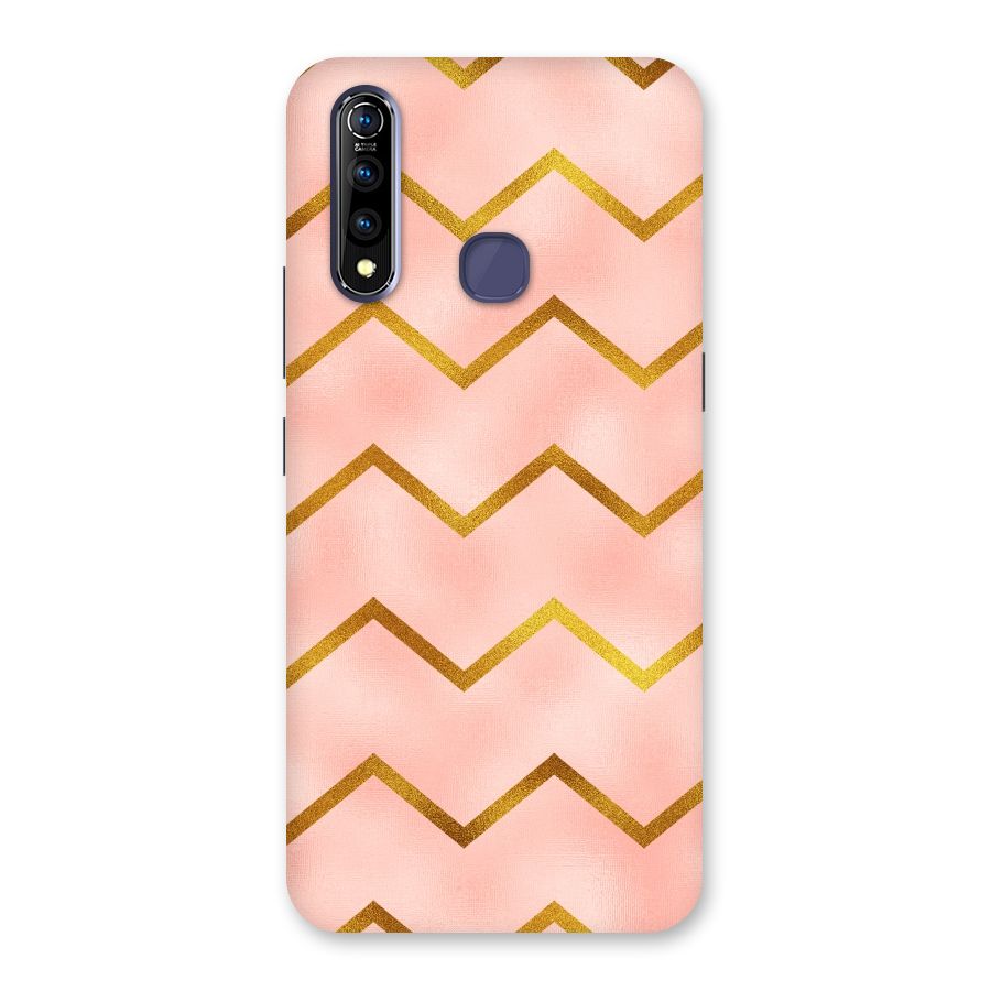 Gold Pink Pattern Back Case for Vivo Z1 Pro