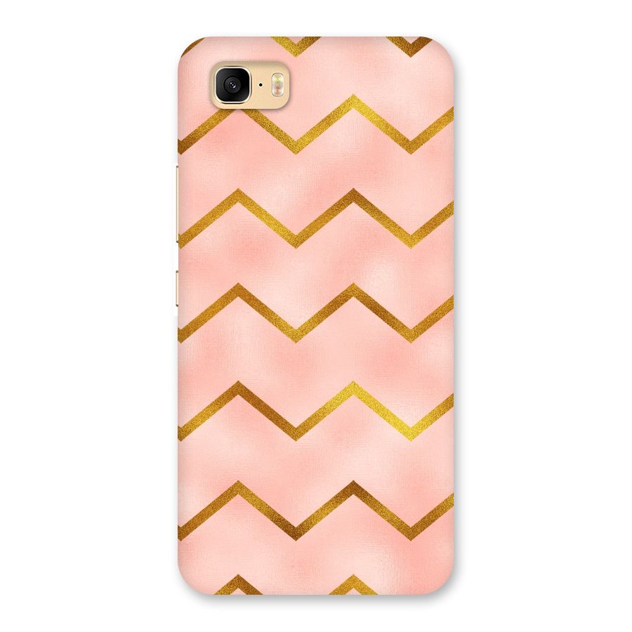 Gold Pink Pattern Back Case for Zenfone 3s Max