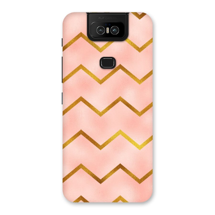 Gold Pink Pattern Back Case for Zenfone 6z