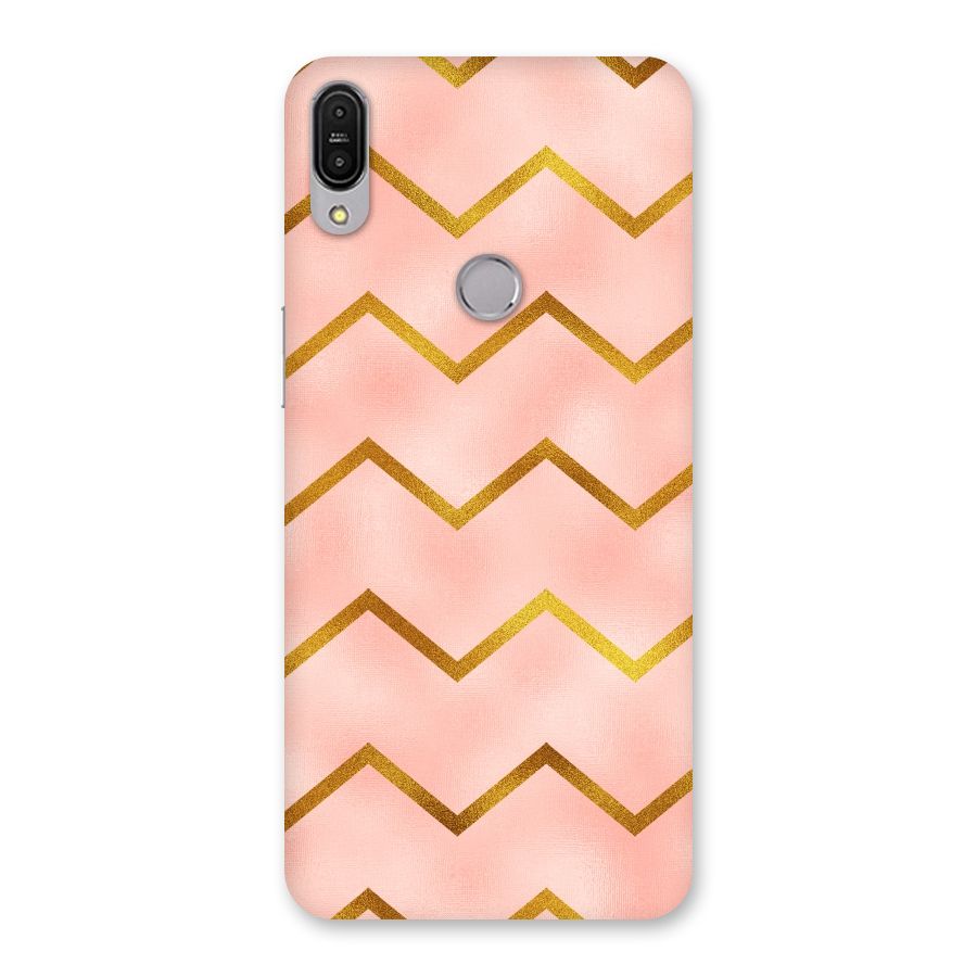 Gold Pink Pattern Back Case for Zenfone Max Pro M1