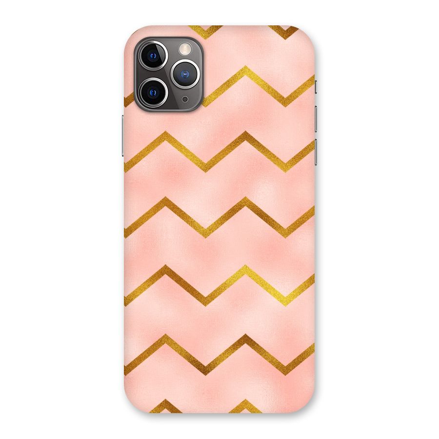 Gold Pink Pattern Back Case for iPhone 11 Pro Max