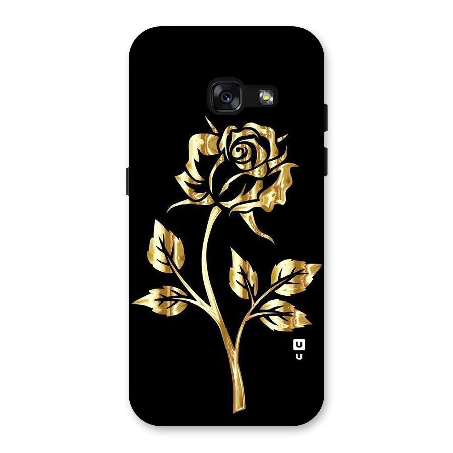 Gold Rose Back Case for Galaxy A3 (2017)
