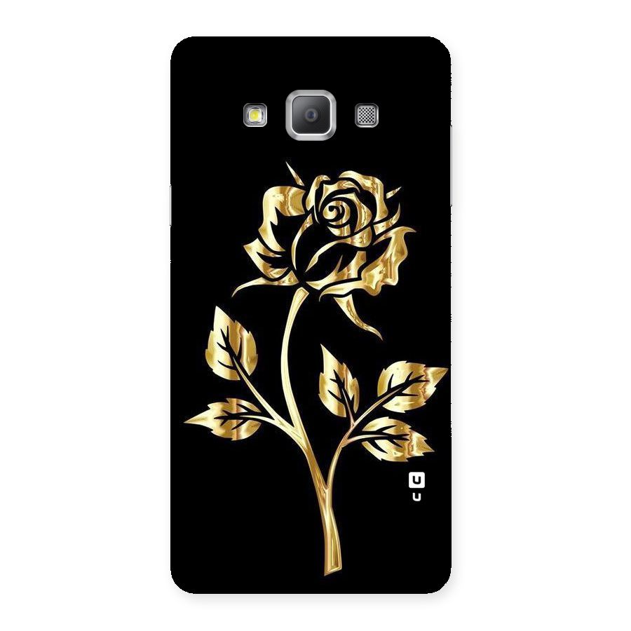 Gold Rose Back Case for Galaxy A7