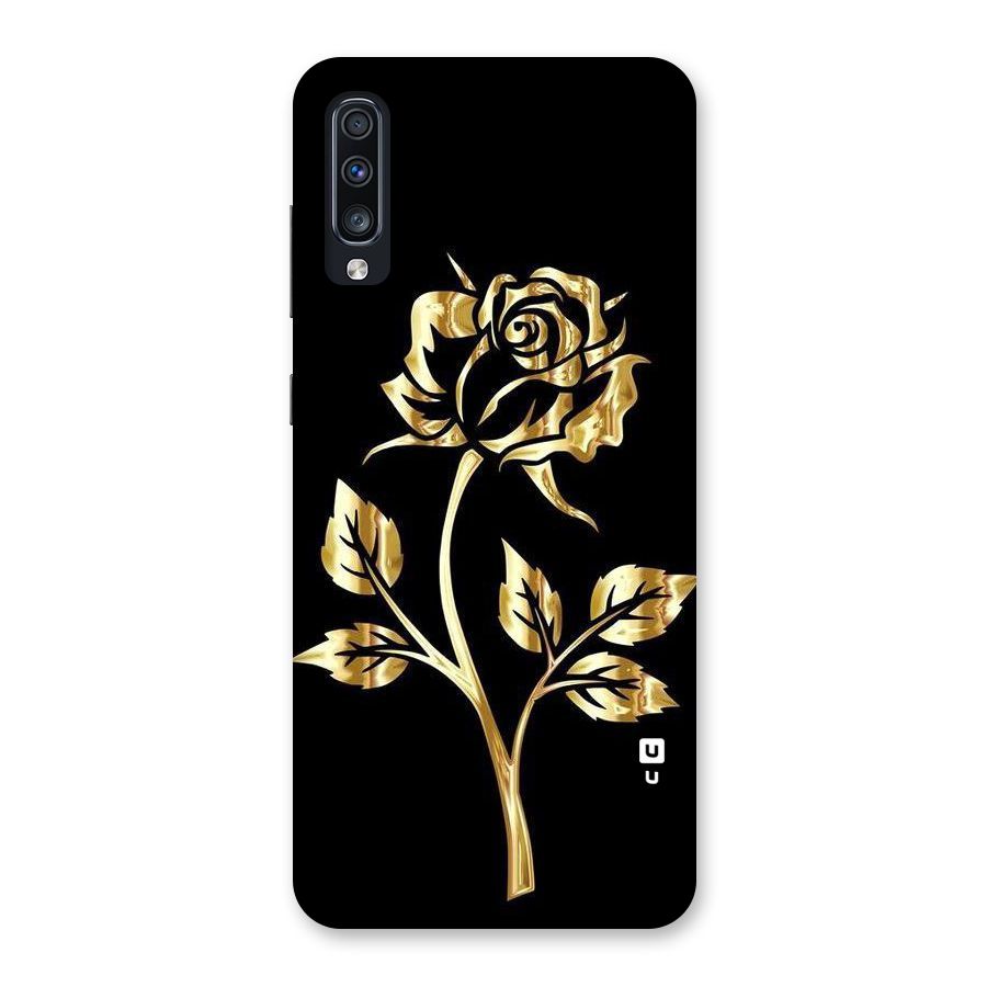 Gold Rose Back Case for Galaxy A70