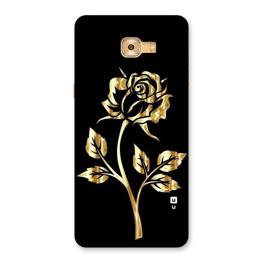 Gold Rose Back Case for Galaxy C9 Pro