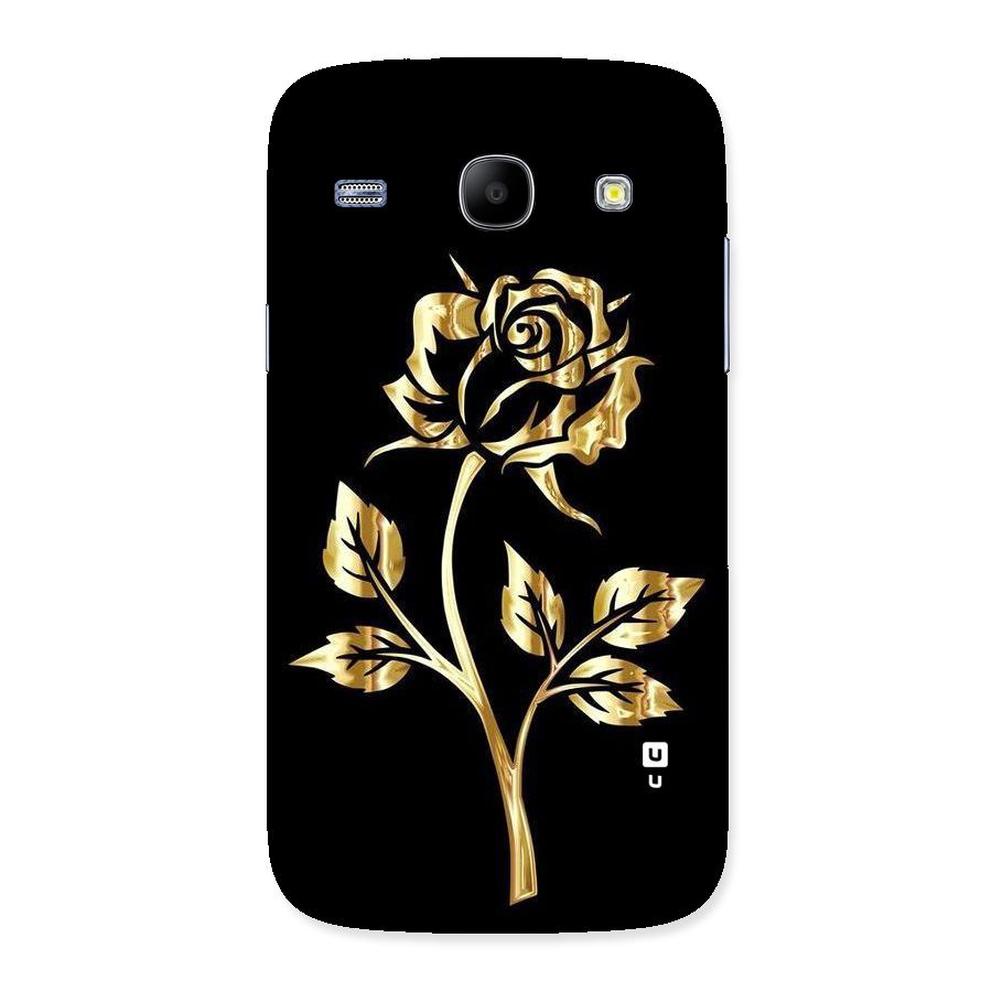 Gold Rose Back Case for Galaxy Core