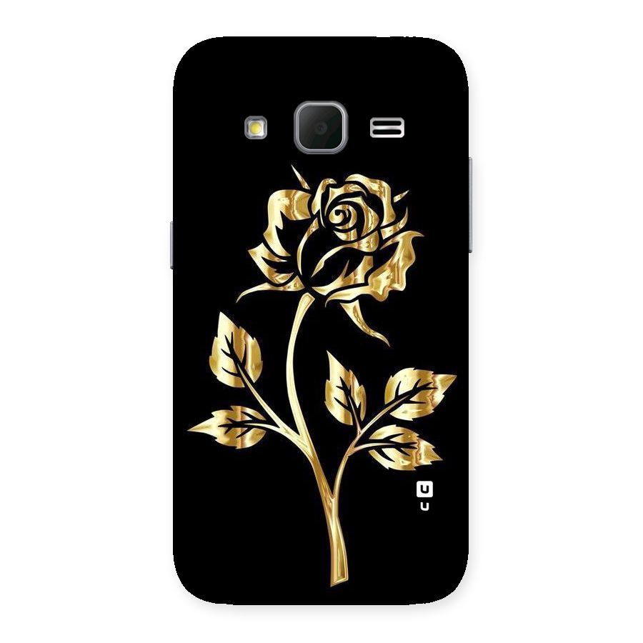 Gold Rose Back Case for Galaxy Core Prime