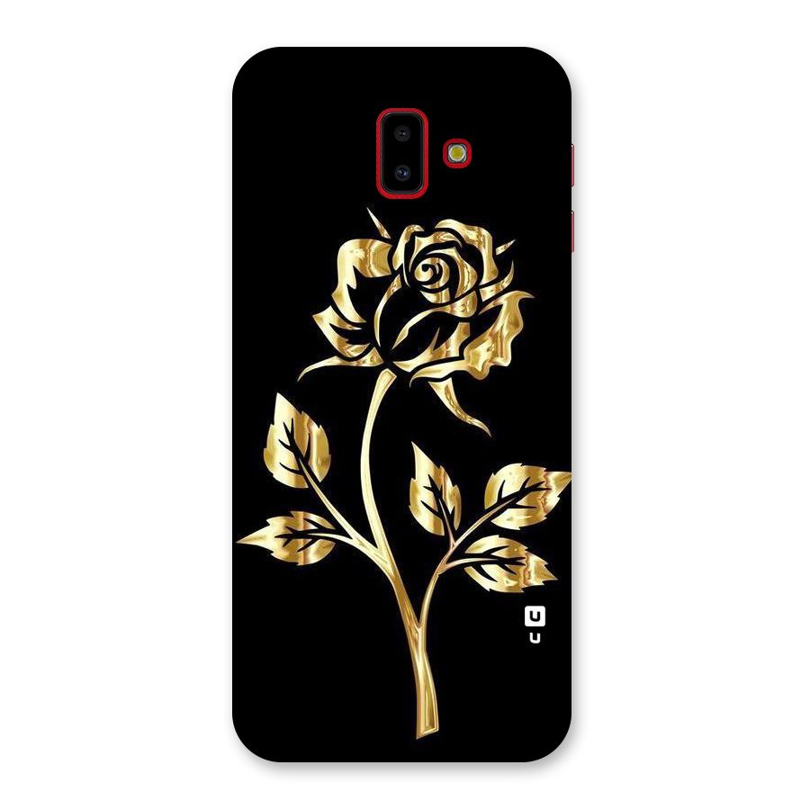 Gold Rose Back Case for Galaxy J6 Plus