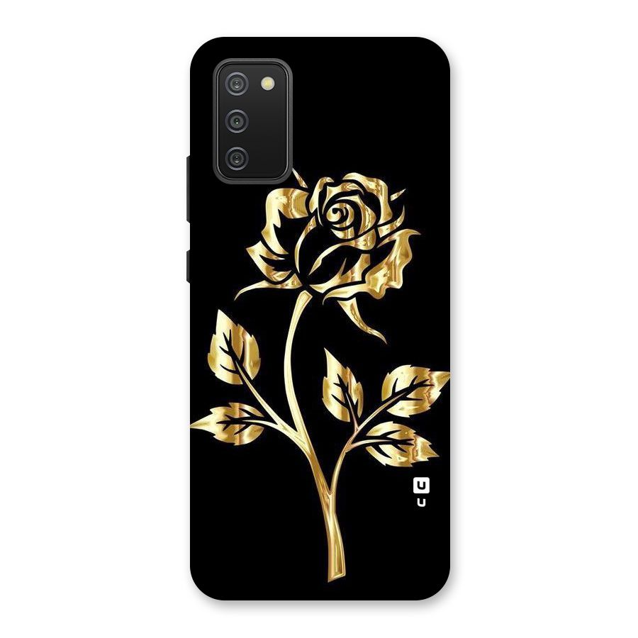 Gold Rose Back Case for Galaxy M02s