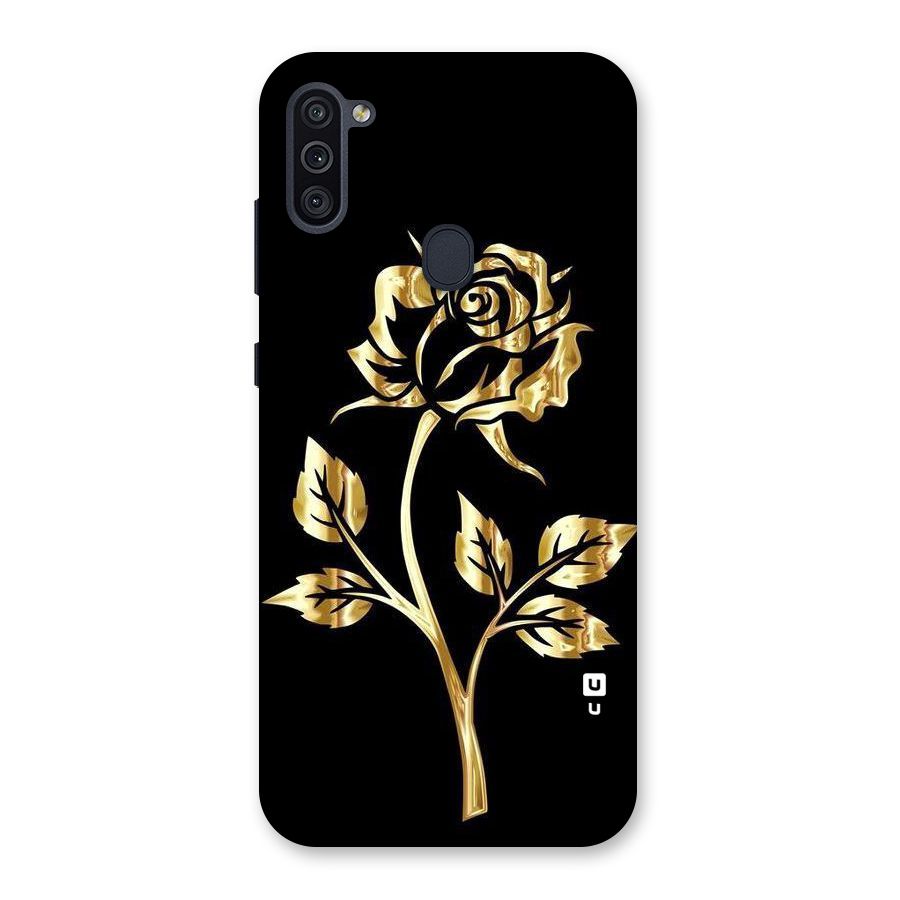 Gold Rose Back Case for Galaxy M11