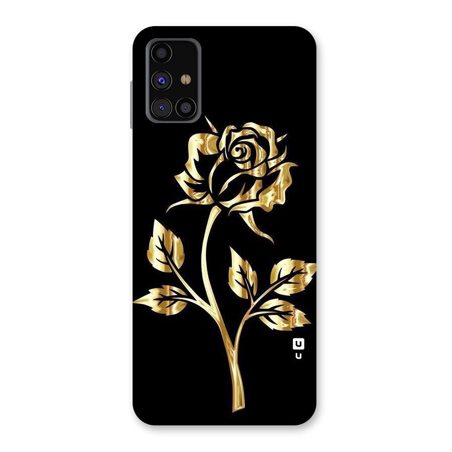Gold Rose Back Case for Galaxy M31s