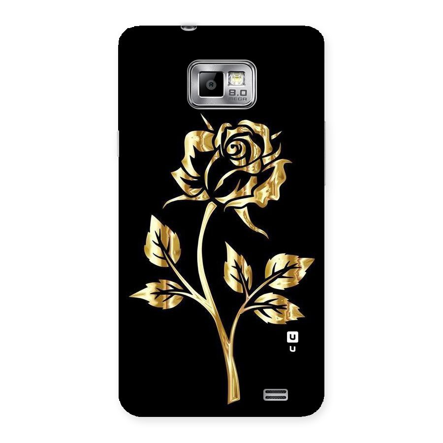 Gold Rose Back Case for Galaxy S2