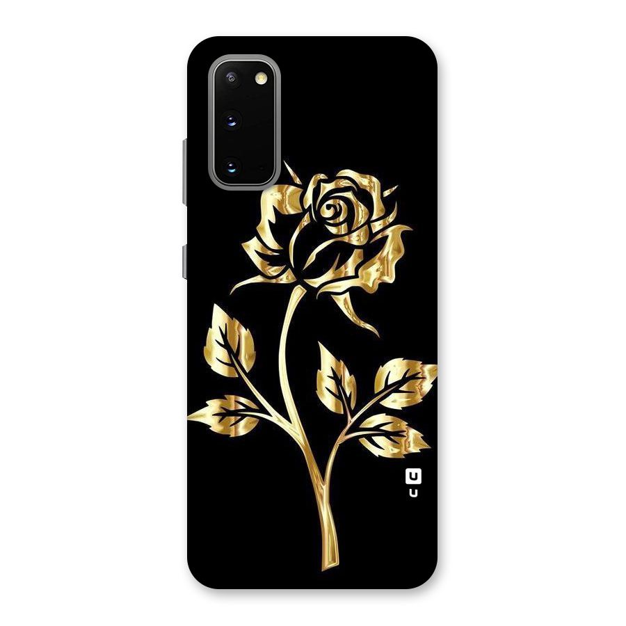 Gold Rose Back Case for Galaxy S20