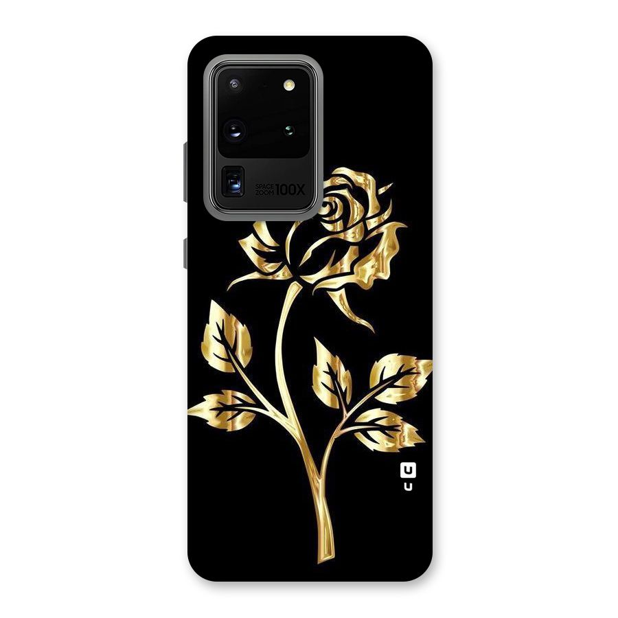 Gold Rose Back Case for Galaxy S20 Ultra