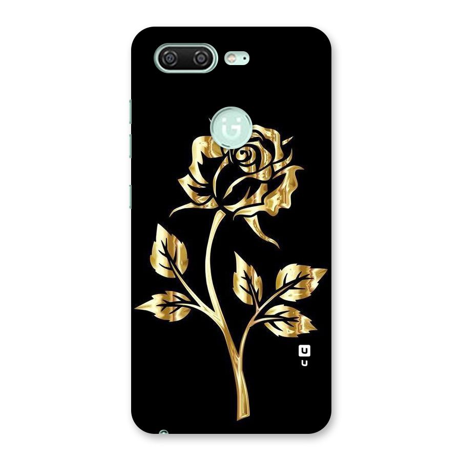 Gold Rose Back Case for Gionee S10