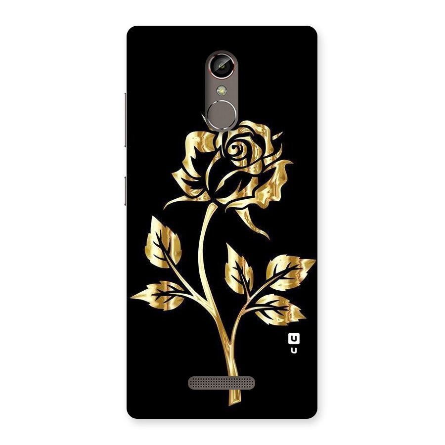 Gold Rose Back Case for Gionee S6s