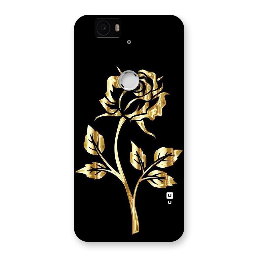 Gold Rose Back Case for Google Nexus-6P