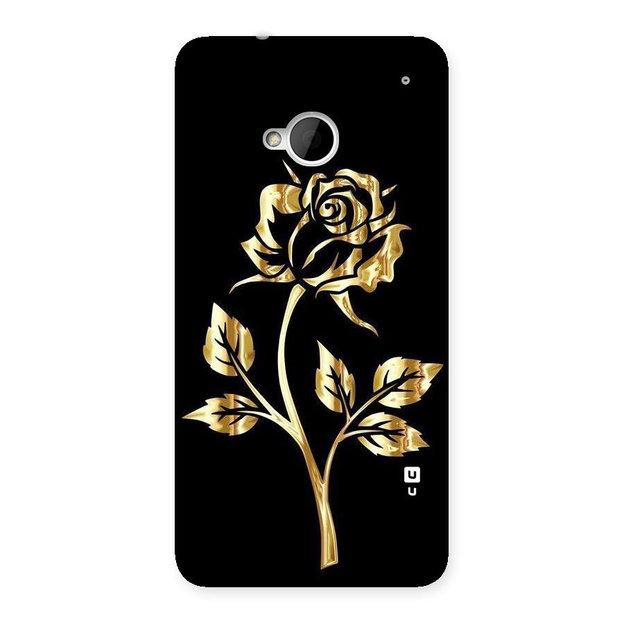 Gold Rose Back Case for HTC One M7
